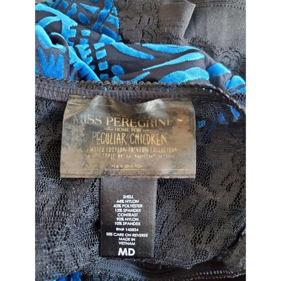 Hot Topic Miss Peregrine's Home For Peculiar Children Burnout Velvet Dress Sz M - Picture 9 of 11